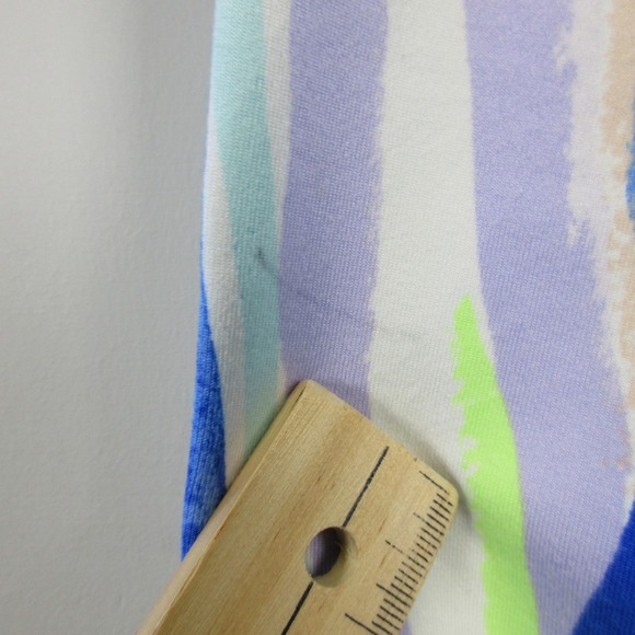 Lilly Pulitzer Luxletic Weekender Leggings S Blue Multishore Perfection Crop 202 - Picture 7 of 12